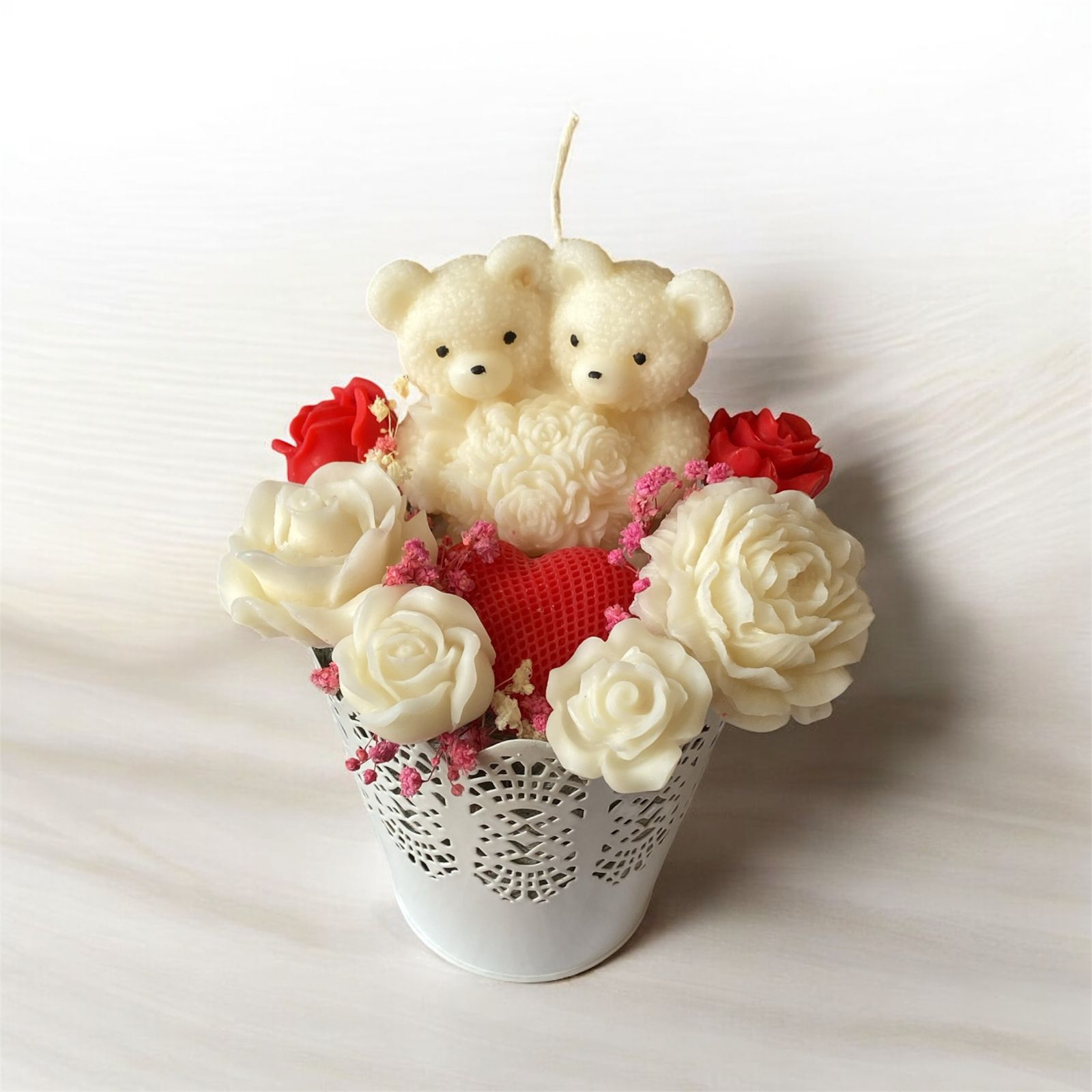 Bouquet Rosas y Osos